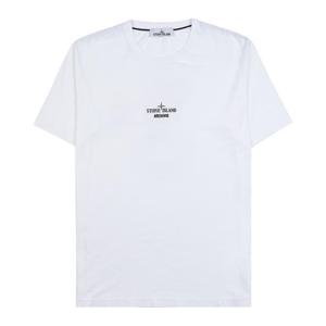 스톤 아일랜드 반팔 티셔츠 78152NS91V0001 WHITE DOM