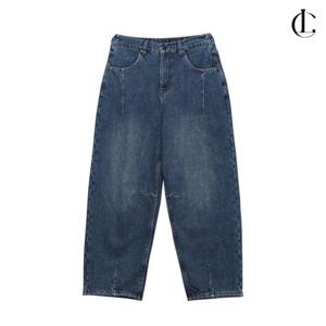 엘케이트 여성 데님 융기모안감 청바지 와이드 벌룬핏 겨울바지 LPP026