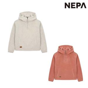 [네파]7K86060 여성 겨울 등산 캠핑 플러피 플리스 하프집 기모 후드 긴팔 티셔츠