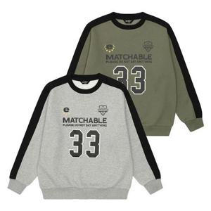 에꼴리에 sh06 트랙라인 블로코어 맨투맨티 24D1401