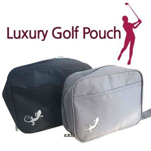 골프손가방 저스티스 럭셔리 골프파우치 볼주머니 필드용품