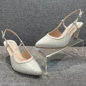 미셸 by 탠디 7cm 여성 데일리 퍼 포인트  슬링백 124034 IV