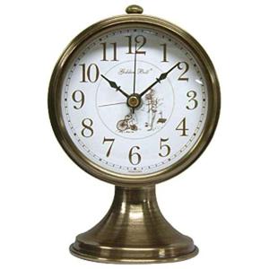 GB9051 앤틱 메탈 자전거 알람 탁상시계 제조한국