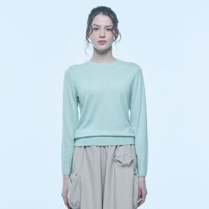 [유닛]캐시미어 블렌디드 비키 풀오버 (ZFKKCN10BN-MINT)