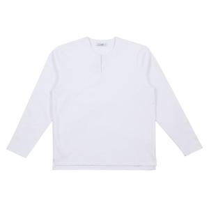 [뱅뱅]남녀공용 앞트임 헨리넥 긴팔 티셔츠 CTL116