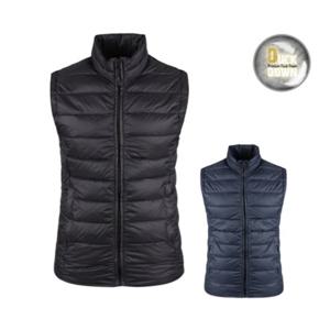 보스케 남성 가을 겨울 골프웨어 덕다운 풀집업 캐주얼 패딩 골프조끼