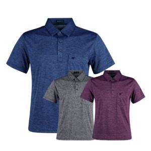 보스케 남성 봄 여름 골프웨어 골프 무지 카라 반팔 티셔츠