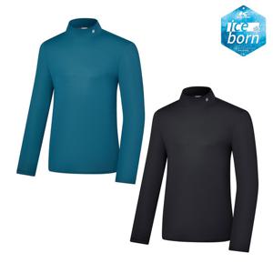 콜핑 남성 아이스본 흡습속건 냉감 이너 등산 긴팔 반목 티셔츠