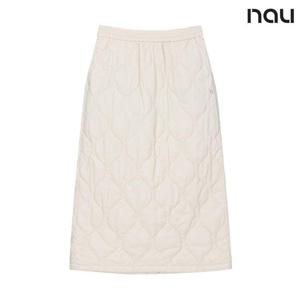 나우  (1NUSKW4501_LE) W코지경량패딩스커트R L.BEIGE