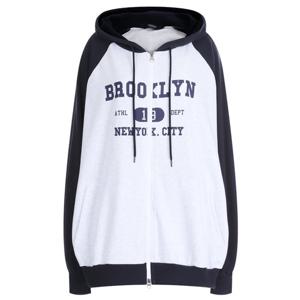 샵앤) 봄신상 남여공용 오버핏 브루클린 나그랑 후드 집업 ODA-WJP-20288-백염진곤