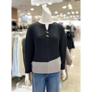 소고 세이브존01 금속 버튼 포인트 플리츠 블라우스 AL1BA04