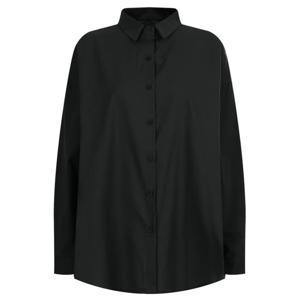 샵앤) 여성 카라넥 박시 데일리 캐주얼 면 남방 셔츠 NTT-WBL-20296-블랙