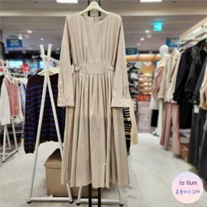 라티움 HC03 여성 핏예쁜 우아한 허리버클조임 뒤지퍼 원피스 L55 P7OP04 12