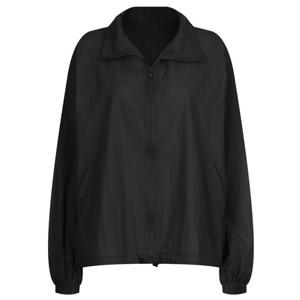 샵앤) 여성 하이넥 밑단스트링 얇은 바스락 집업 점퍼 NTT-WJP-20300-블랙