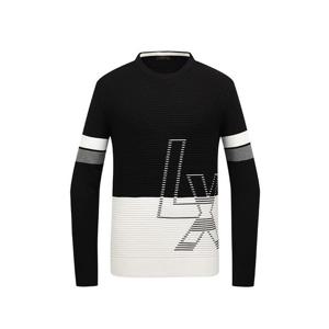 [링스골프]골 조직 포인트 라운드 넥 스웨터 L11C3SR107_IC