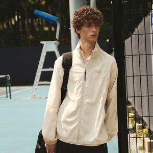 내셔널지오그래픽 N252UFT970 스탠드넥 바람막이 OAK BEIGE