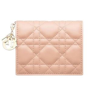 디올 레이디 디올 미니지갑 로즈 S0178ONMJ