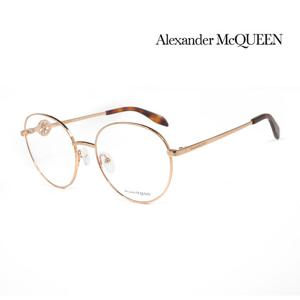 (국내당일발송) 알렉산더 맥퀸 명품 안경테 AM0291O 003 라운드 메탈 남자 여자