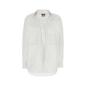 구찌 여성 화이트 포플린 긴팔 셔츠 816061Z7ADR 9000