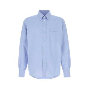 발렌티노 가라바니 남성 연하늘 Oxford 긴팔 셔츠 6V0ABS80ATH CZV