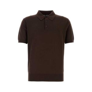 돌체앤가바나 남성 브라운 면 폴로 반팔니트 GXZ02TJBCFV M3977