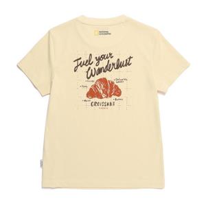 내셔널지오그래픽 N252WTS950 여성 오비스 베이직핏 반팔 티셔츠 BUTTER
