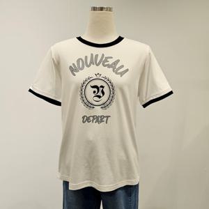 [비지트인뉴욕]컬러배색 라운드티셔츠 VB4ST70