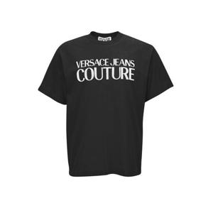 베르사체 반팔 티셔츠 77GAHL03 CJ01L899 Black