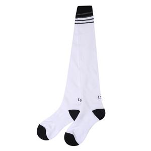 [링스] 여성  메탈사 스트라이프 니하이 삭스 L21C1SC760_WH