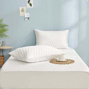 [코지네스트]큐브 냉감 홑겹 베개커버 F