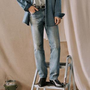 [버커루]남성 스트레이트핏 워싱 데님 팬츠 B255DP118P