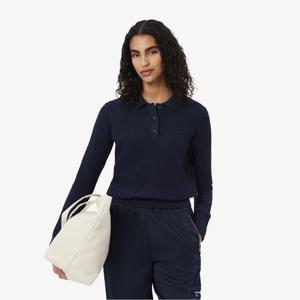 라코스테 공식 여성 울코튼 긴팔 폴로 스웨터 AF9264-55G 166