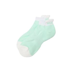 헤지스골프  (HWSS5E101E1)  25SS 그린 여성 컬러 배색 면혼방 발목양말