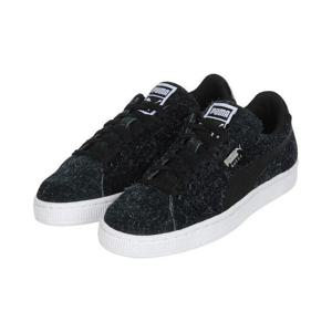 푸마 스웨이드 엘리멘탈 스니커즈 블랙 화이트 361112-03