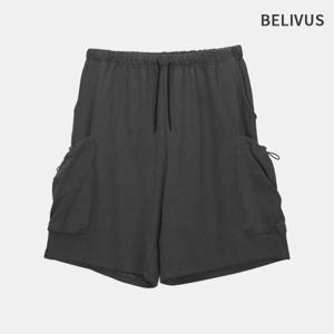 [빌리버스]빌리버스 남자 버뮤다 팬츠 카고 밴딩 반바지 BGTP007