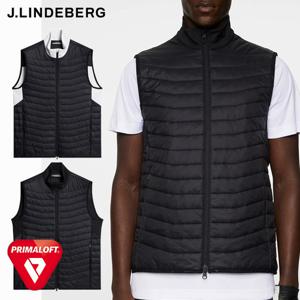 제이린드버그 골프웨어 남성 패딩 조끼 / 홀든 퀼트 하이브리드 베스트 / 프리마로프트 충전재 GMOW11977 0000 9999