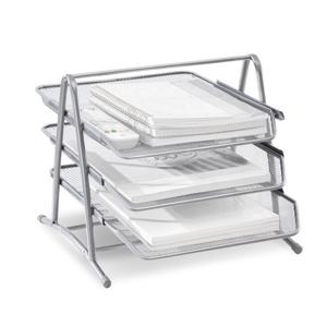 서류 정리대 3단 실버 P3010_037 서류정리선반 서류트레이 서류보관함 서류정리함 서류함 데스크선반 데스