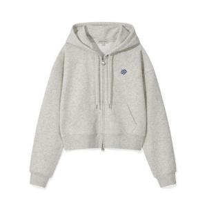 와키윌리후드집업 KQJ WA2501HZ51OT 우먼스 릴리와펜 크롭 후드집업 오트밀