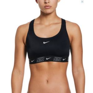 [나이키 스윔]여성 로고 테이프 레이서백 비키니 탑 NESSD188-001