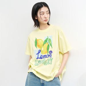 WOMAN 후르츠 루즈핏 반팔티 [LEMON LEMON] / WBE2L01537
