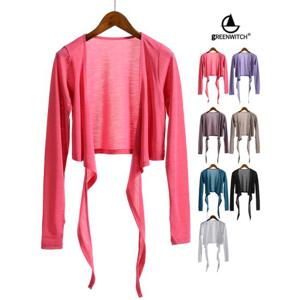 [그리니치]거즈면 볼레로 가디건 커버업집업 요가복 sr1076