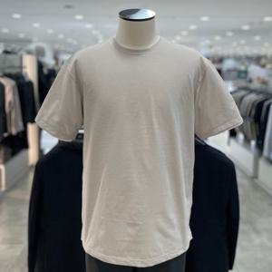 [지오지아]냉감 소로나 라운드 반팔 티셔츠_ABF2TR1902_BE_DG