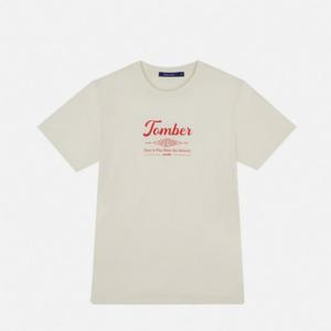 [클라이드]여자 레터링 라운드 반팔 티셔츠 FOBTS713F