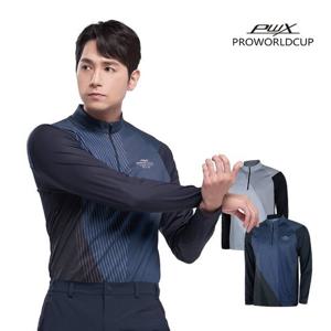 남성 프린트 냉감 집업티셔츠 Q122-3103-04