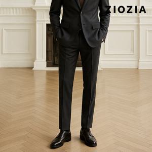 [지오지아] 블랙 베이직 데일리 정장팬츠 (ABD5SP1301_BK)