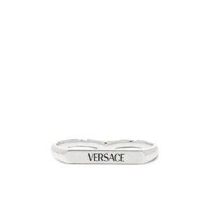 베르사체 인그레이빙 로고 링 10196621A00638