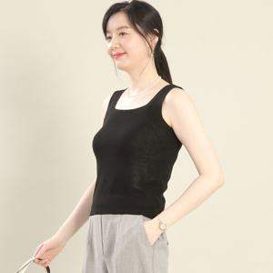 애비뉴투지 엄마옷 고실한 니트 스퀘어넥 이너 여름 나시 티셔츠 A04522