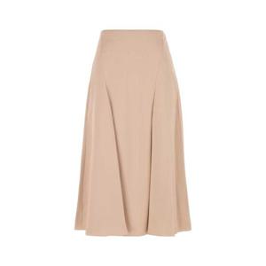 펜디 여성 베이지 실크 미디 스커트 FQ7601ATR0 F0ZZ2