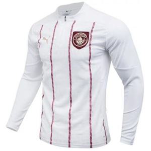 푸마 긴팔 맨체스터 시티 프리매치 1/4 짚 탑_77915677