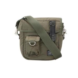 포터 x 꼼데가르송 옴므 W 네임 숄더백 카키 HO-K202-051